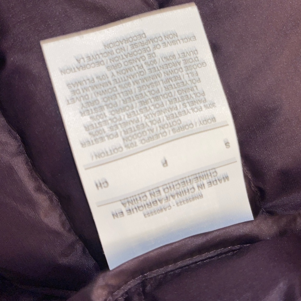 Nike Tech Fleece Aeroloft 800 Moto jacket in purple Women’s Size S  Purple NWOT - Picture 10 of 12